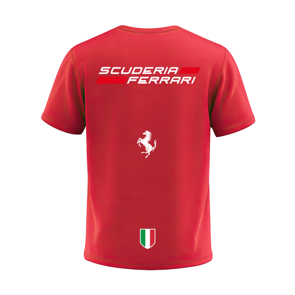 Camista Ferrari Lewis Hamilton Basic Vermelha