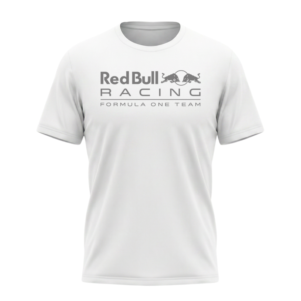 Camisteta Red Bull Racing 100% algodão Branca Detals