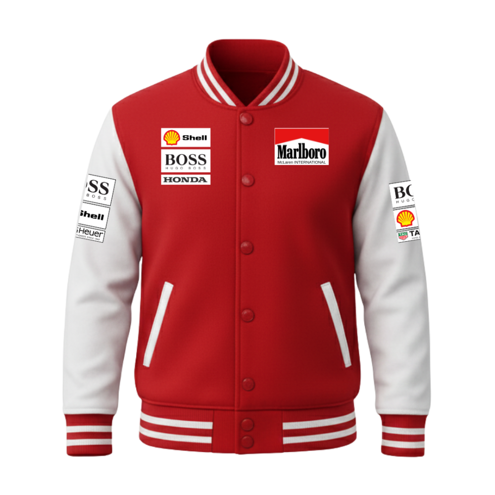 Jaqueta Varsity Marlboro Retrô