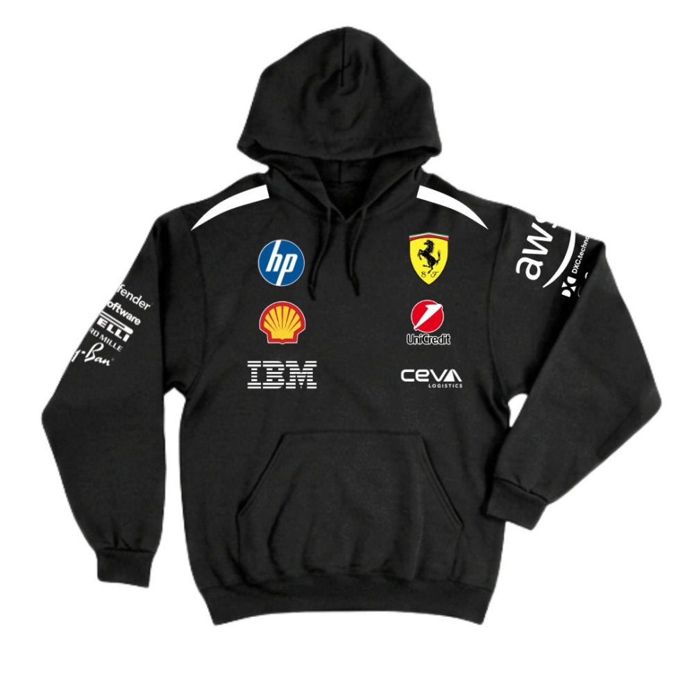 Moletom Canguru Ferrari 2026 Preto