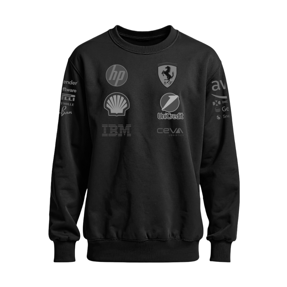 Moletom sem capuz Ferrari All Black